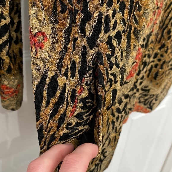 TanJay Vintage Women's Zip Up Jacket Animal Print Size Large - Picture 6 of 13